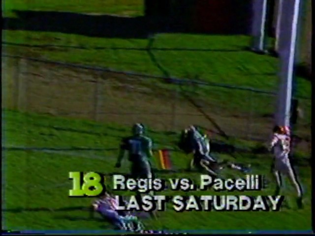 1984 Regis Football TV Coverage